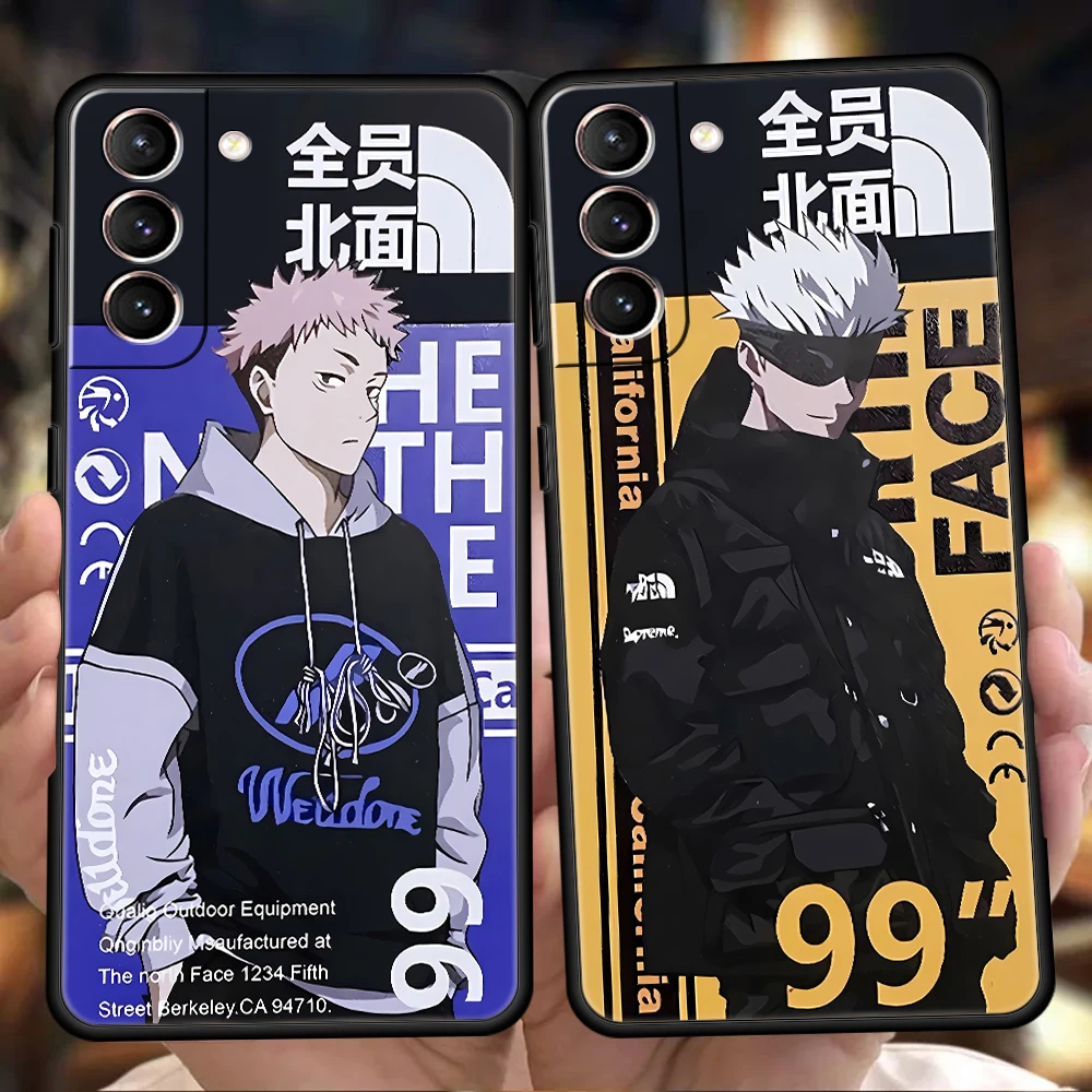 

Jujutsu Kaisen Case for Samsung Galaxy S23 S22 S20 S21 FE Ultra S10 S10E S9 M22 M32 Plus S7 5G Shockproof Silicone Phone Cover