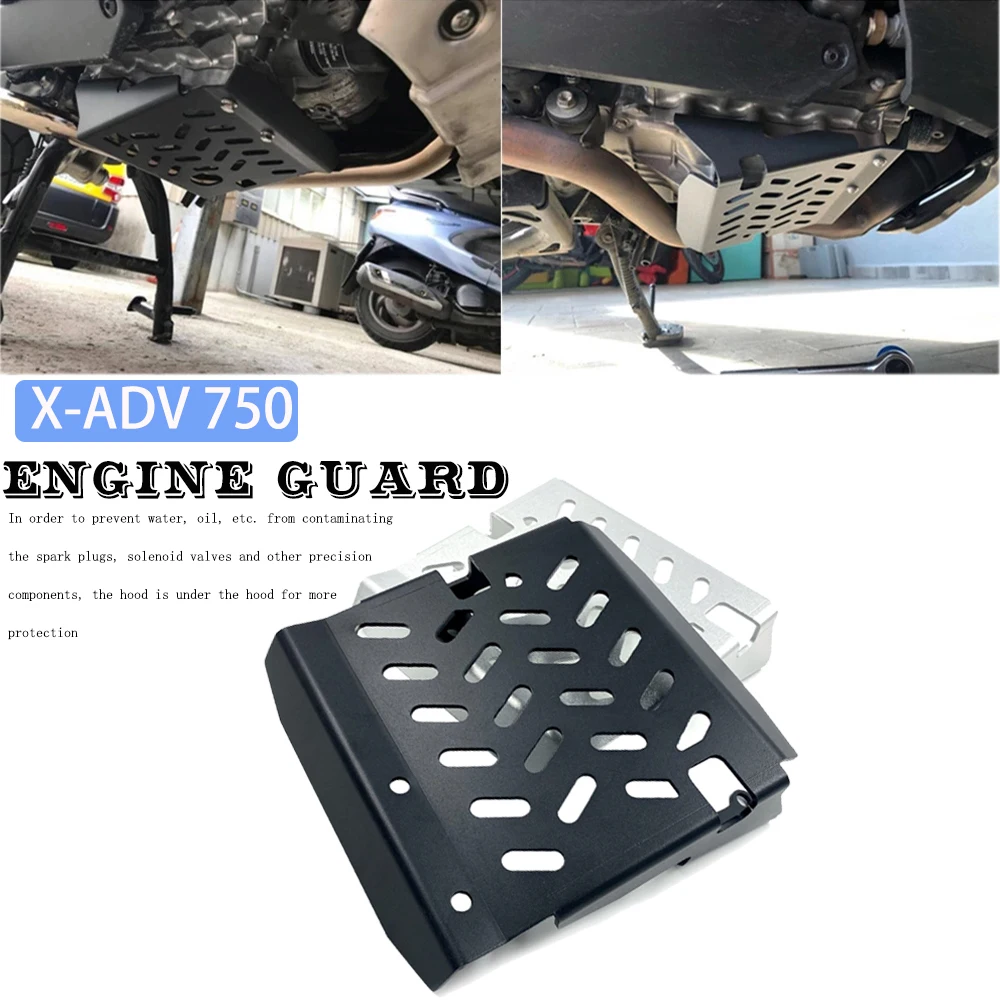 

MTKRACING For HONDA X-ADV XADV 750 2017-2019 2018 Motorcycle Skid Plate Engine Guard Chassis Protection Cover