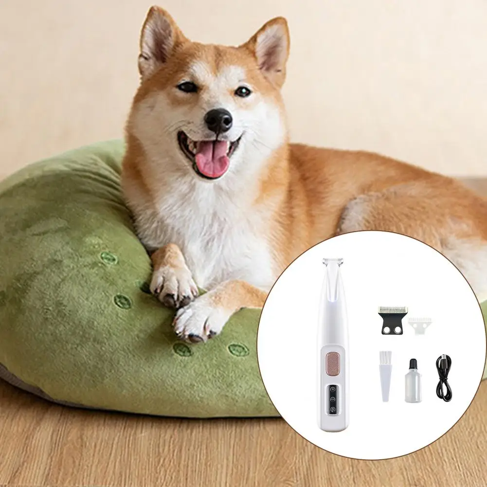 Триммер для кошек с светодиодный перезаряжаемые машинки стрижки волос котят