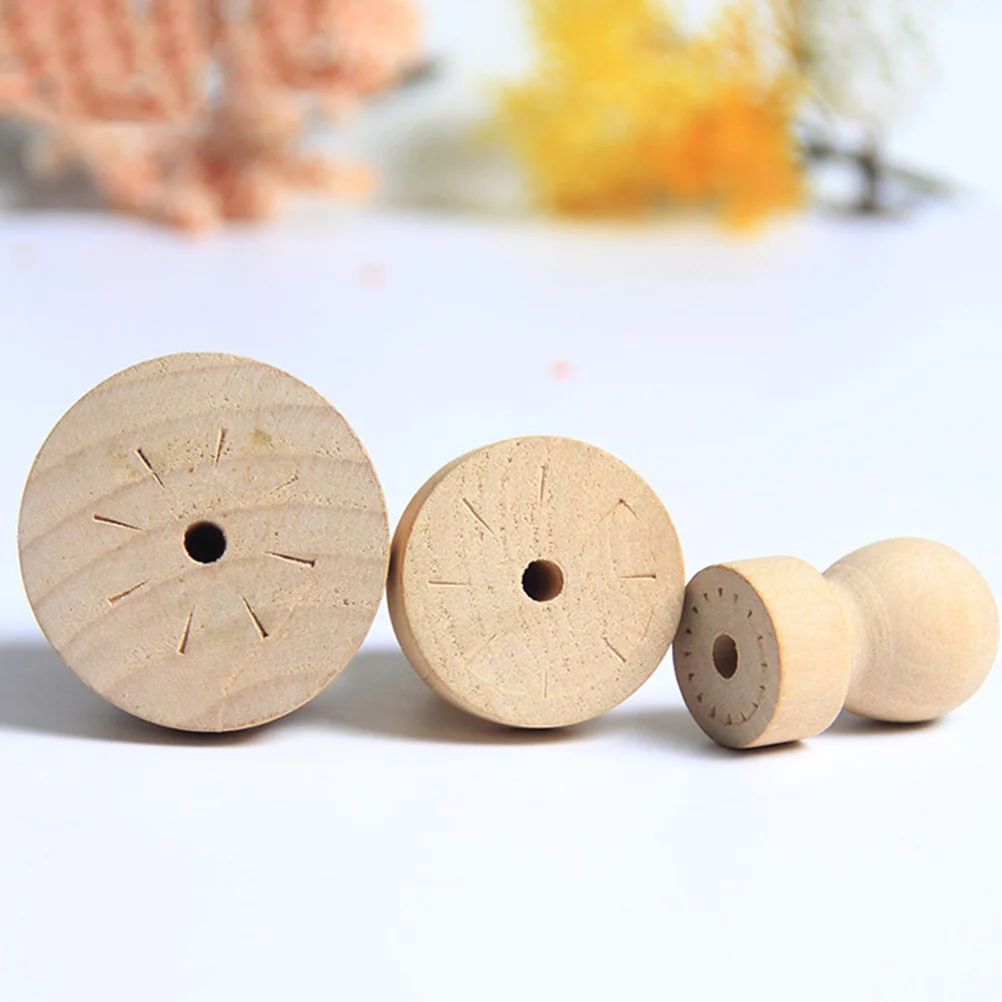 

Stamp Handle Wax Wood Wooden Seal Diy Stamps Knobs Drawer Crafts Handles Scrapbooking Unfinished Rubber Round Block Set Letter