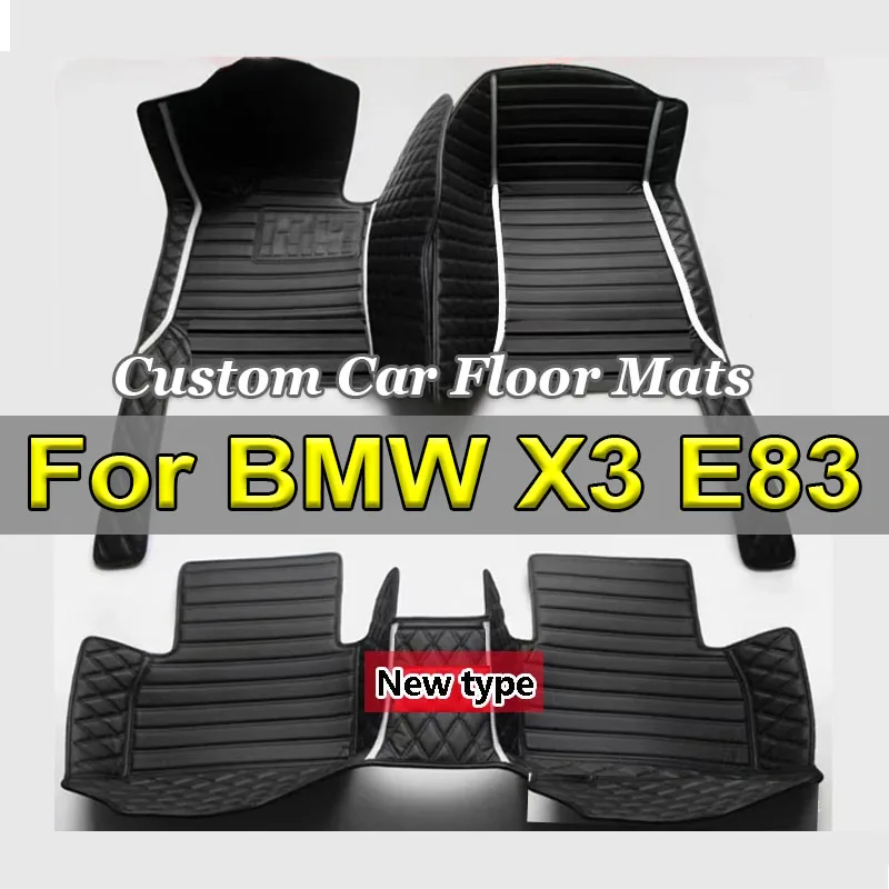 Автомобильные коврики для BMW X3 E83 2005 2006 2007 2008 2009 2010 автомобильные подушечки ног
