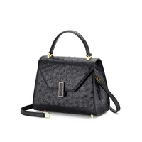 kexima hanlante import ostrich leather women handbag female bag new one shoulder female bag women hand bags