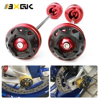 motorcycle frontrear axle fork crash sliders wheel protector for bmw s1000rr 2010 2021 s1000r 2014 2021 s1000xr 2014 2021
