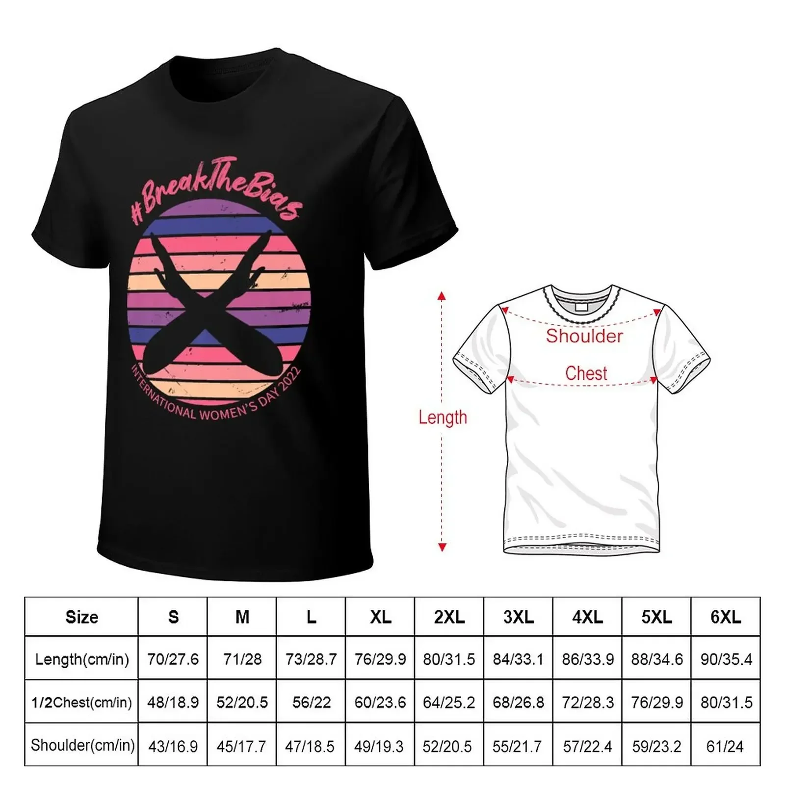 Футболка для мужчин и женщин Break the Bias IWD 2022 Международный день 8 марта