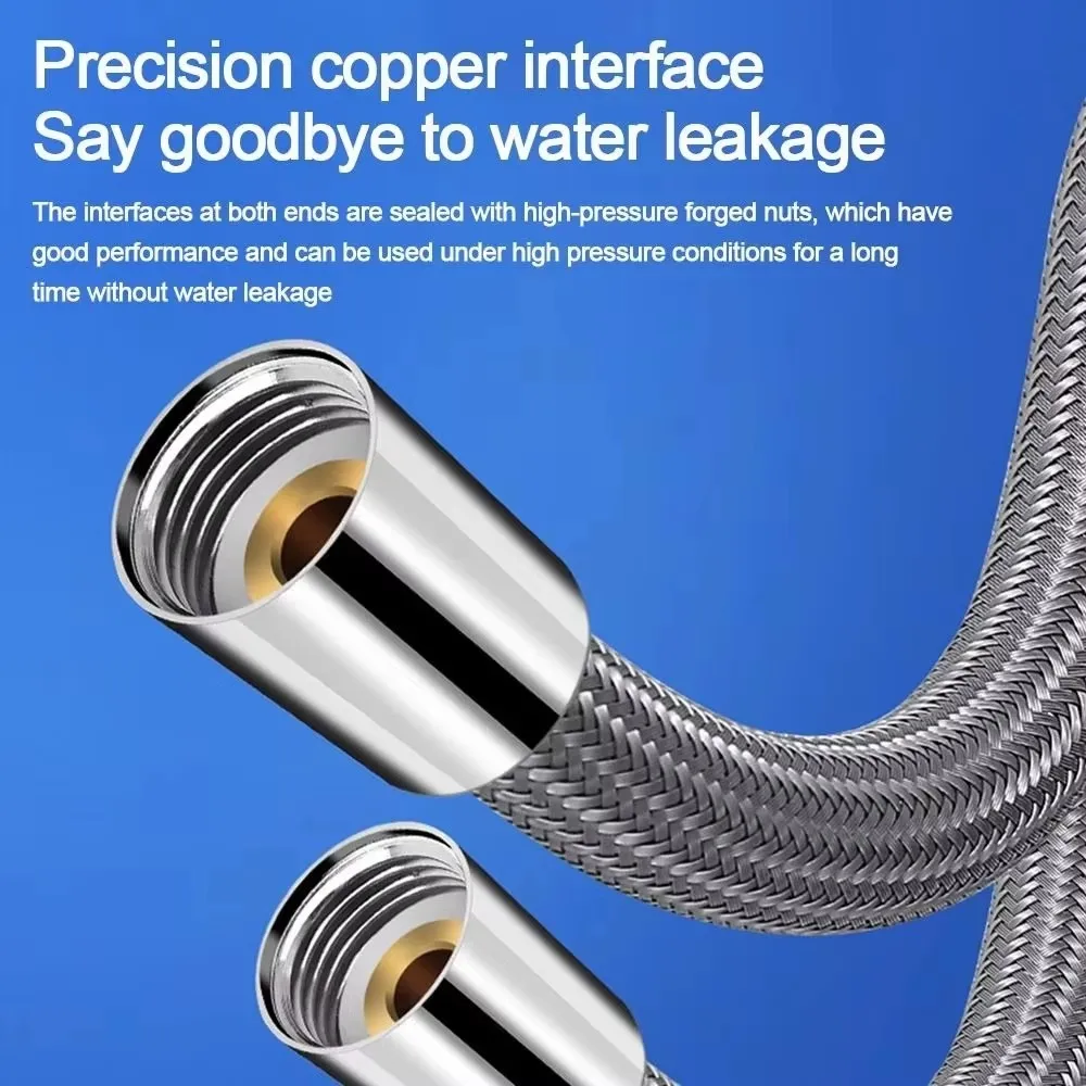 1 5/2 м нейлоновый гибкий шланг для душа супер легкая душевая трубка высокого