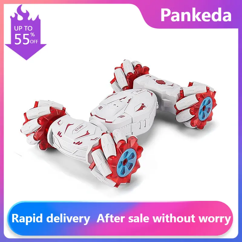 

Машинка для трюков на радиоуправлении, трансформируемая и искажающая движение со светодиодной подсветкой, с датчиком жестов, для скалолазания и дрифтинга, внедорожная машинка, электронные игрушки для детей