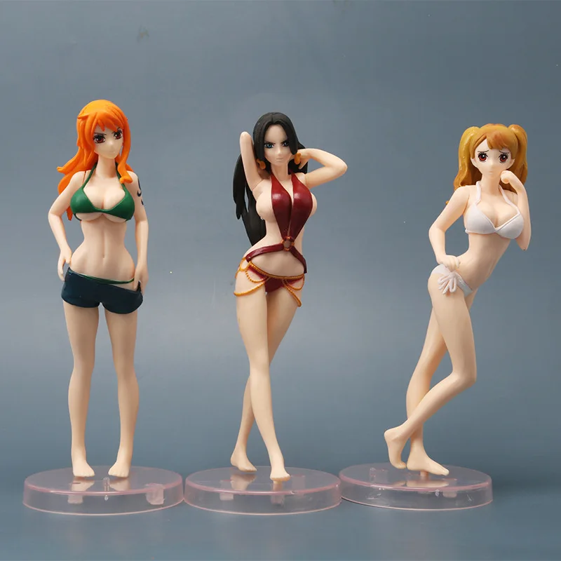 

17.5cm Anime One Piece Game Statue Nami Figure Sexy swimsuit Girl PVC Action Figure Model Toy Adult Collectible Doll Gifts