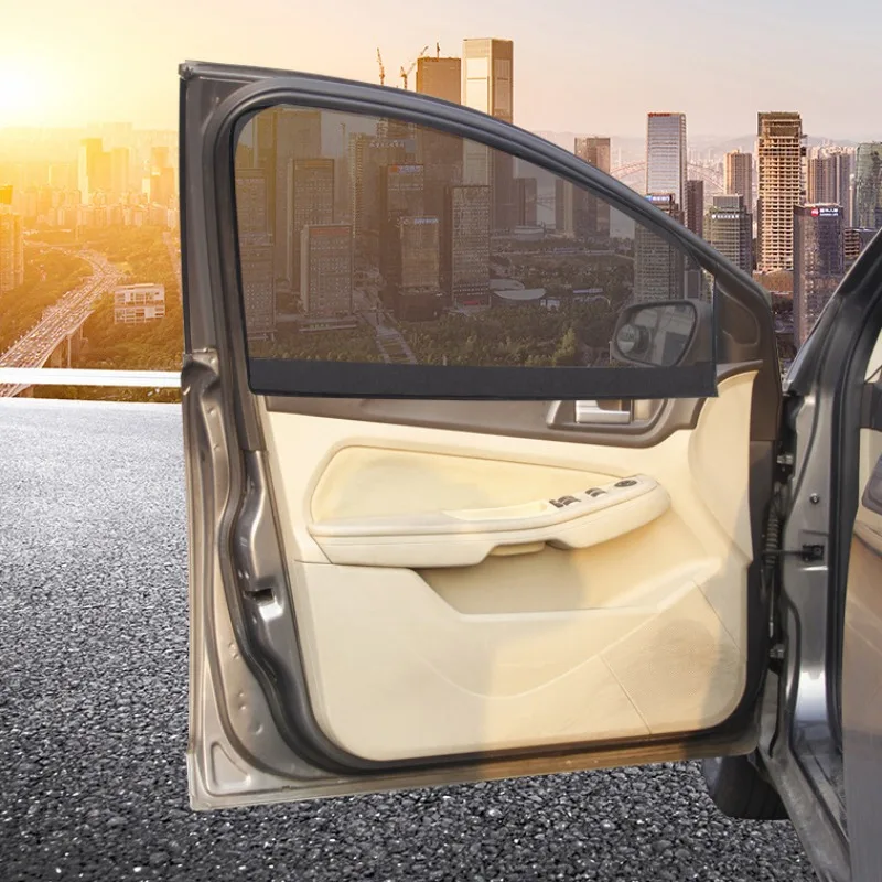 

Magnetic Car Sun Shade UV Protection Car Curtain Car Window Sunshade Side Window Summer Protection Window Film Mesh Sun Visor