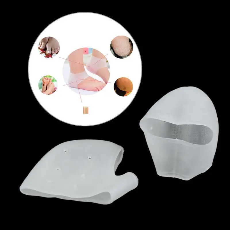 

1 Pair Silicone Foot Chapped Care Tool Moisturizing Gel Heel Socks Cracked Skin Care Protector Pedicure Health Monitors Massager