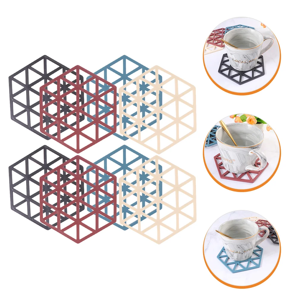 

8pcs Insulation Fresh Heat Resistant Ornament for Home Decorations for Home insulation coaster Reusable Coffee Coaster