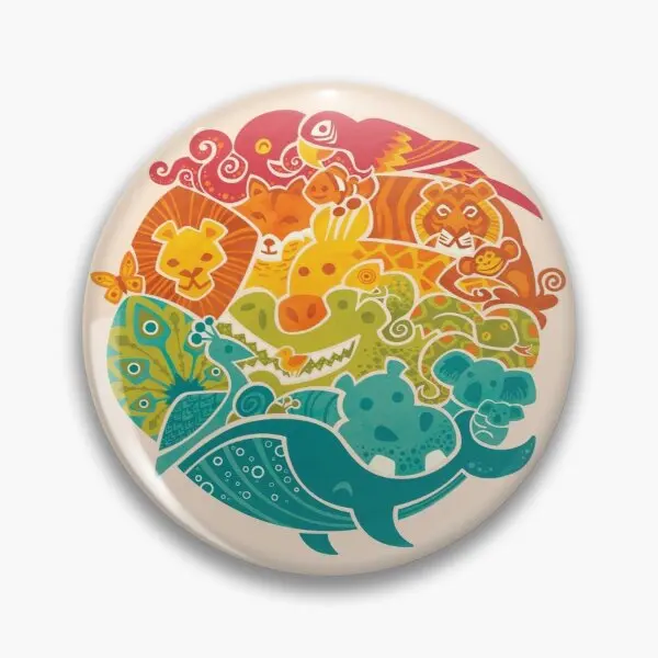 

Животные Радуга крем настраиваемая мягкая Кнопка булавка для воротника булавка для лацкана мультяшный значок милое ювелирное изделие модн...