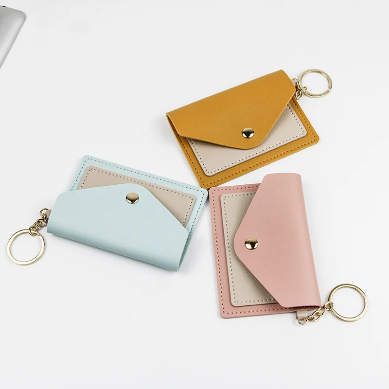 

Fashion Women Men Kids Mini Wallet Ladies Student Zipper Coin Purse Multifunctional Small Coin Credit Card Key Ring Wallet