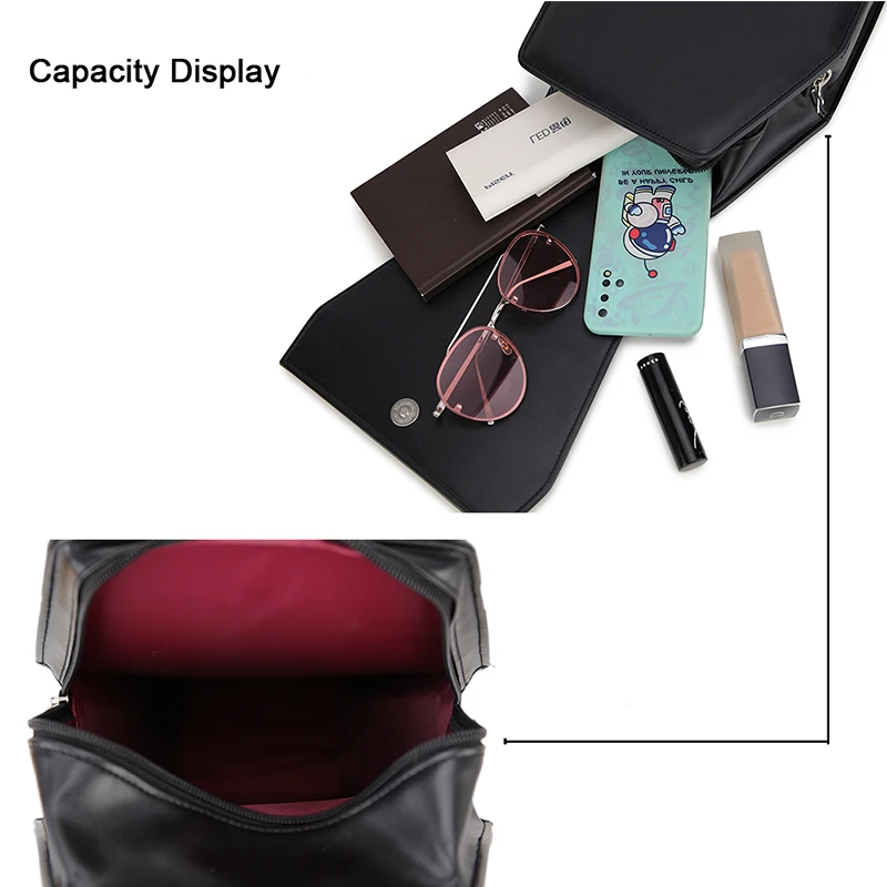 Женская сумка через плечо в стиле панк и готика модные кошельки сумочки форме