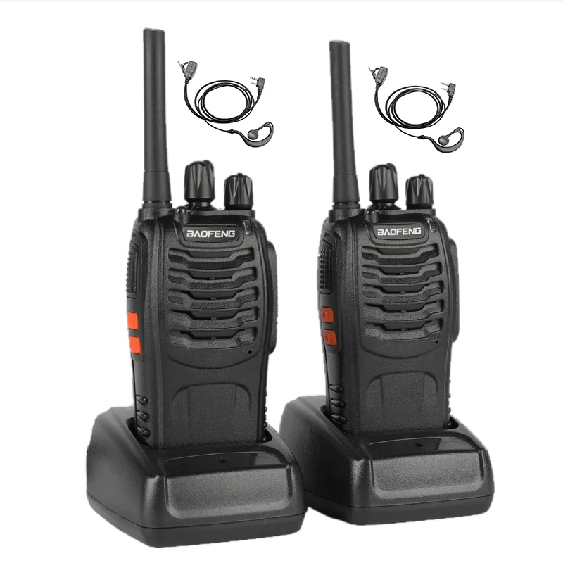 

2 pcs long range wireless BF-88E intercom PMR446 walkie talkie for Baofeng high power communication equipment two way radio