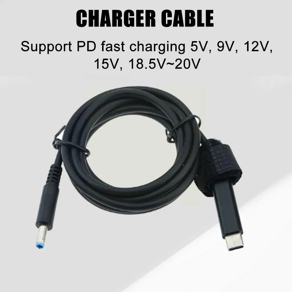 

Кабель для быстрой зарядки ноутбука PD USB C на DC 1,5 x мм адаптер питания конвертер для Hp м V0F6