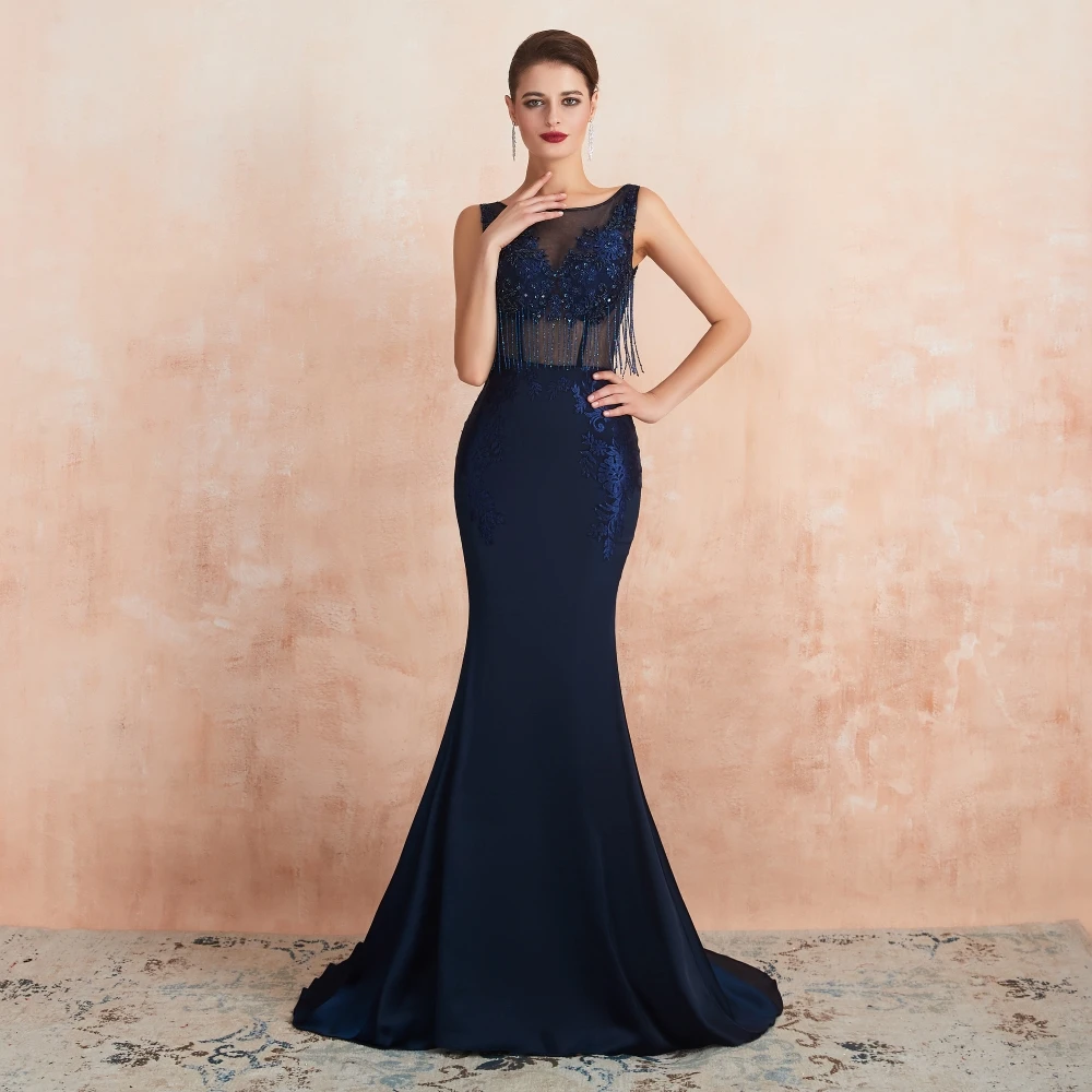 

Scoop Club Sheath Cocktail Sleeveless Formal Backless Evening Zipper Party Floor Length Lady Gown Prom Dress