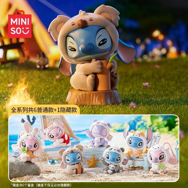 Miniso D isney Lilo Stitch Series Animal Party слепая коробка милая коробка-сюрприз фигурка украшение