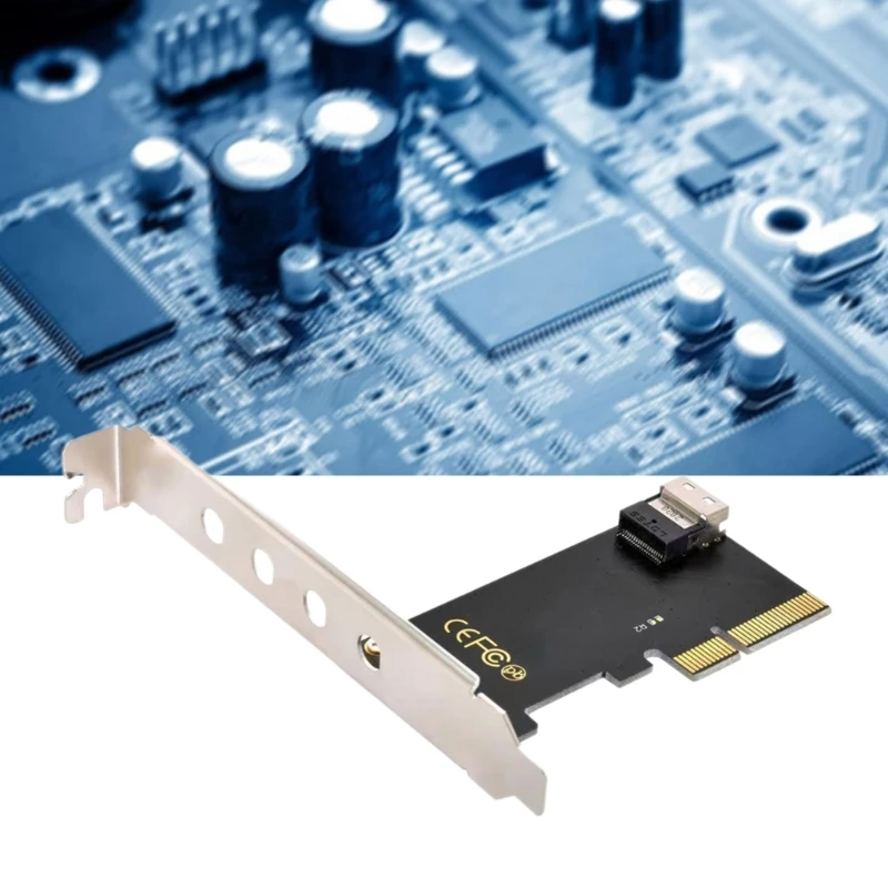 Переходник PCIE 4X SFF-8639 на SFF8654 Slimlines NVME PCIe SSD Converter