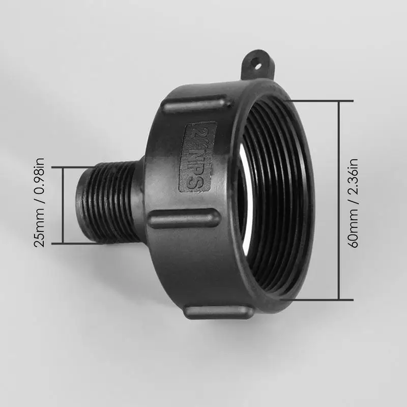 S60 IBC Tote Tank дренажный адаптер для резервуара 3/4 дюйма жесткая труба редукционное