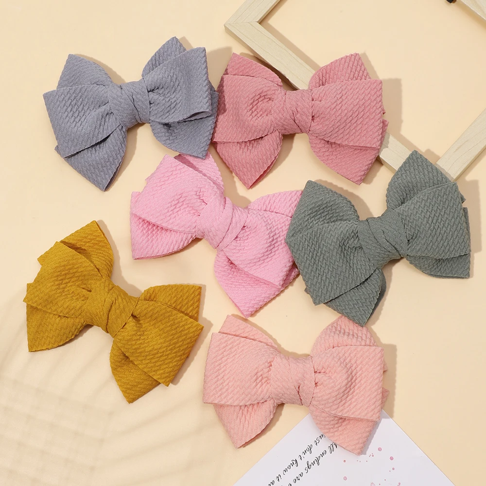 

Solid Waffle Alligator Clips for Newborn Baby Girl Hair Clips Infant Kids Hairpins for Newborn Baby Children's Accessories
