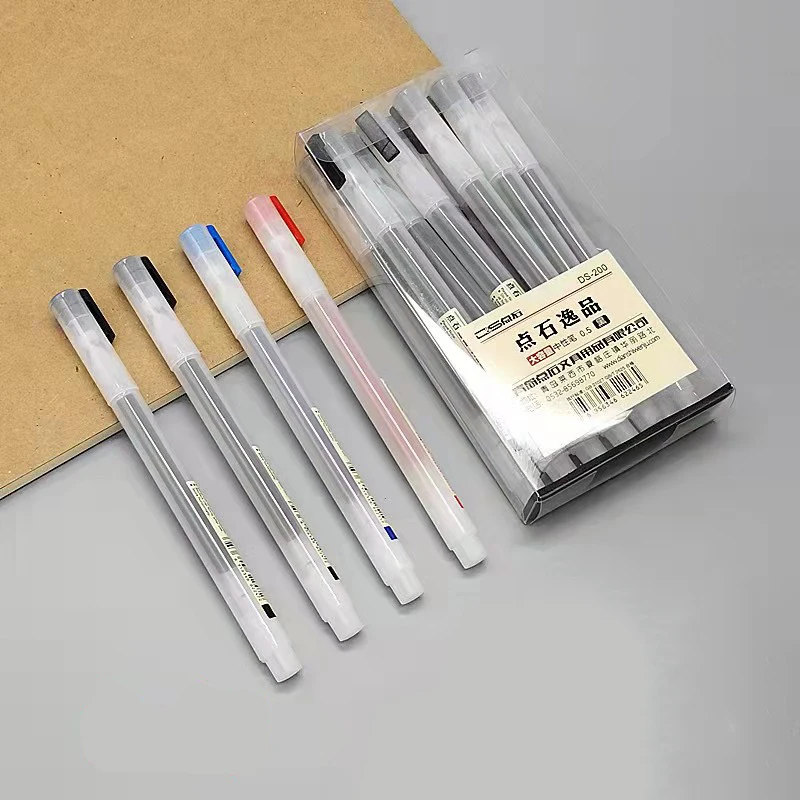 

6/3Pcs/Set Fresh Style 0.5mm Water-Based Gel Pen Black/Red/Blue Ink Pen Maker Pen School Office Supply Stationery For Student