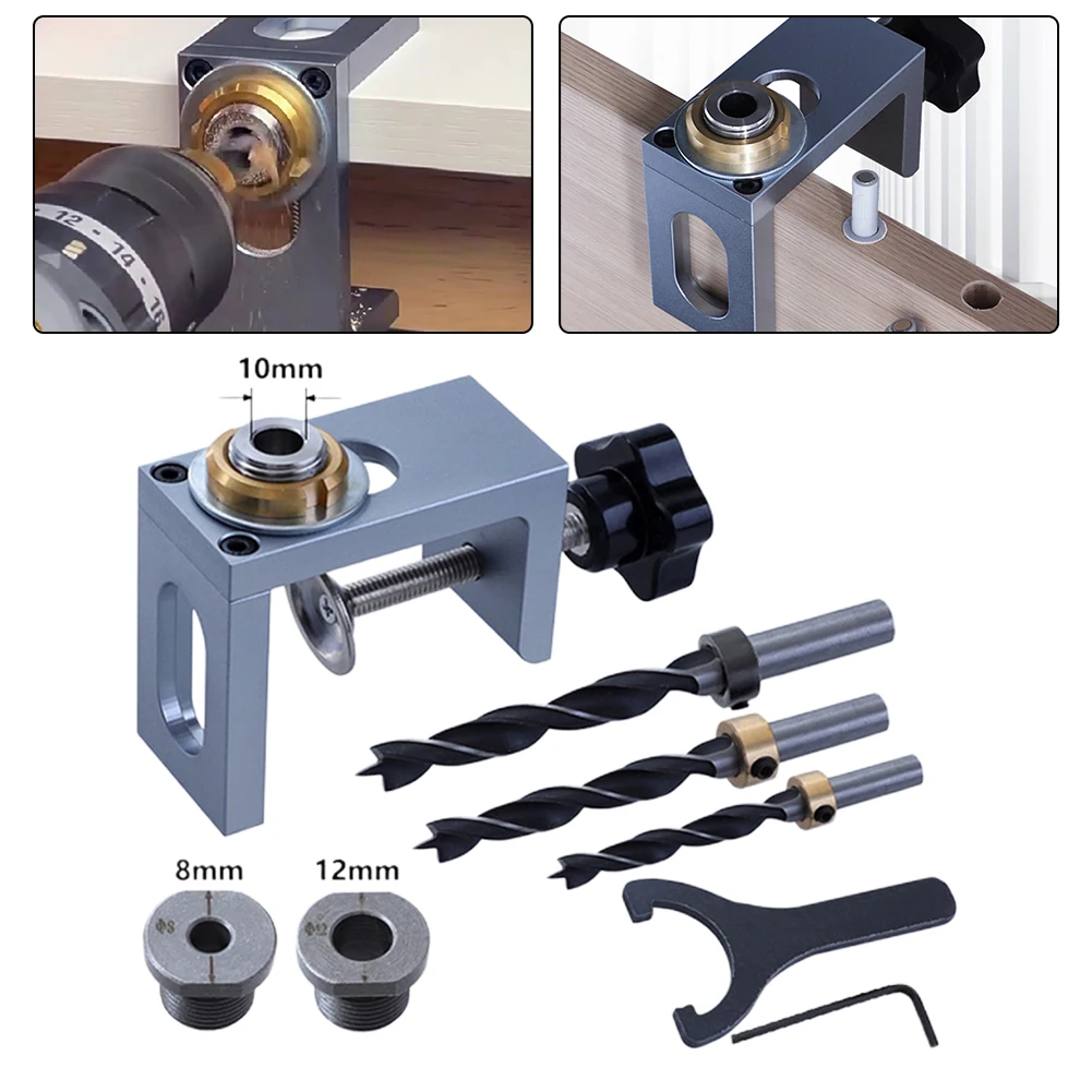 8/10/12 мм направляющая для дюбеля приспособление отскока шкафа локатор пробивания