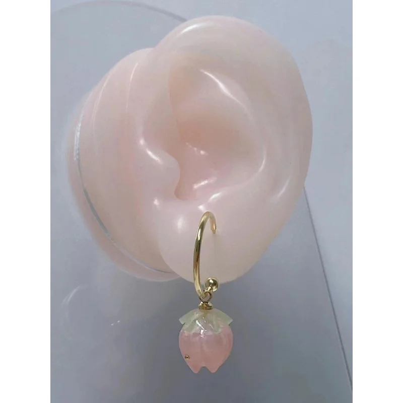 Silicone Ear Model Simulation Human Tattoo Piercing Practice Equipment Earrings Display Bracket Tasteless