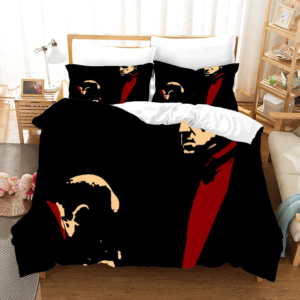 

Godfather Bedding Set Full Queen King Size Gangster boss Bed Set Aldult Kid Bedroom Duvetcover Sets 3D Print Single Twin