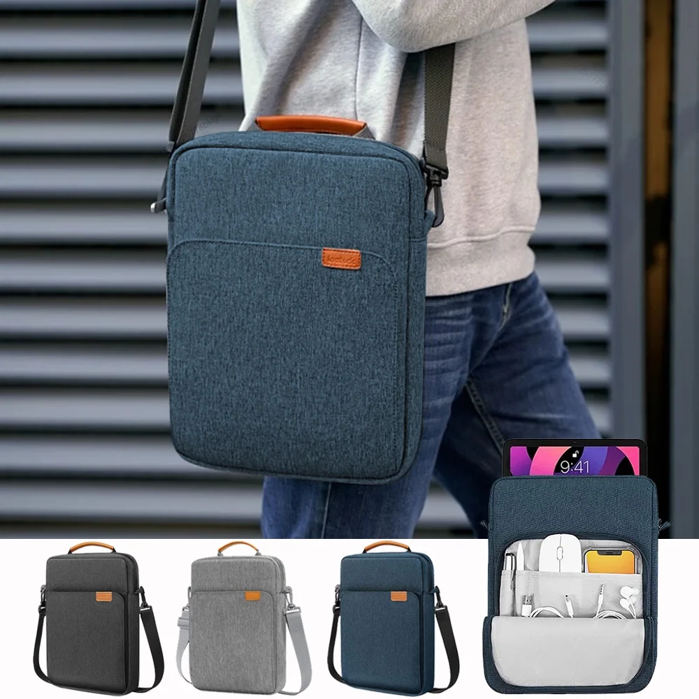 

Multi Pockets Bag For Samsung Galaxy Tab A9 Plus 11 inch 2023 Tab S9 FE Plus 12.4 S9 S8 Plus S7 FE A8 A7 S6 S7 Lite Sleeve Bag