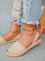 minimalist slingback sandals