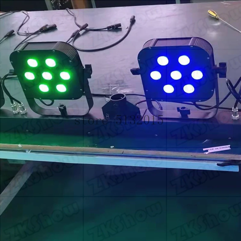 7*3 Вт RGB светодиодный трехцветный 4 световой эффект для DJ дискотевечерние ринки
