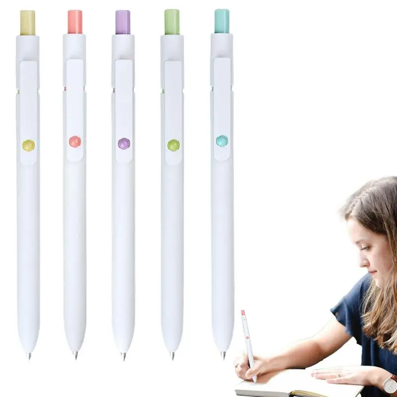 

5 шт., Ручки гелевые для ручек, 0,5 мм