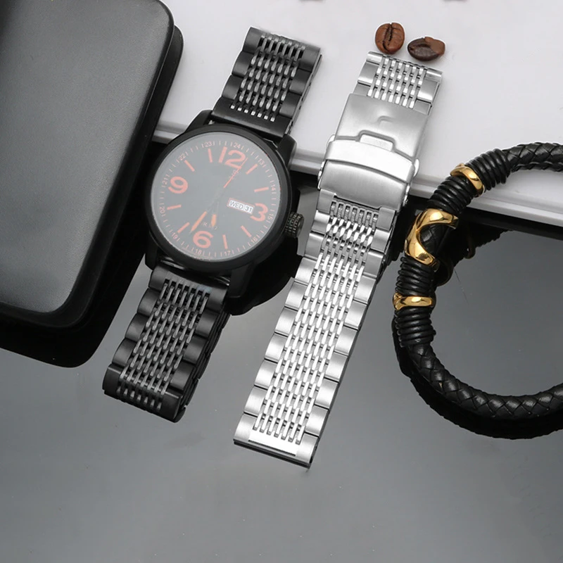 

Ремешок из нержавеющей стали для наручных часов Ticwatch GTH E3 2 E C2, твердый металлический браслет для часов COROS APEX 42 мм PACE 2 Realme