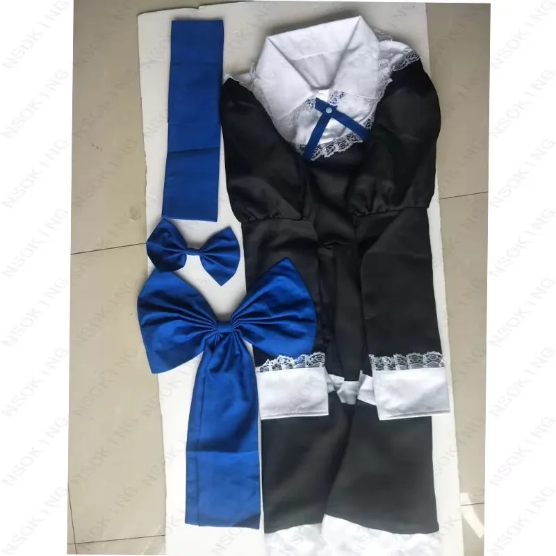 Аниме чулок героиня анархия черное платье косплей костюм на заказ