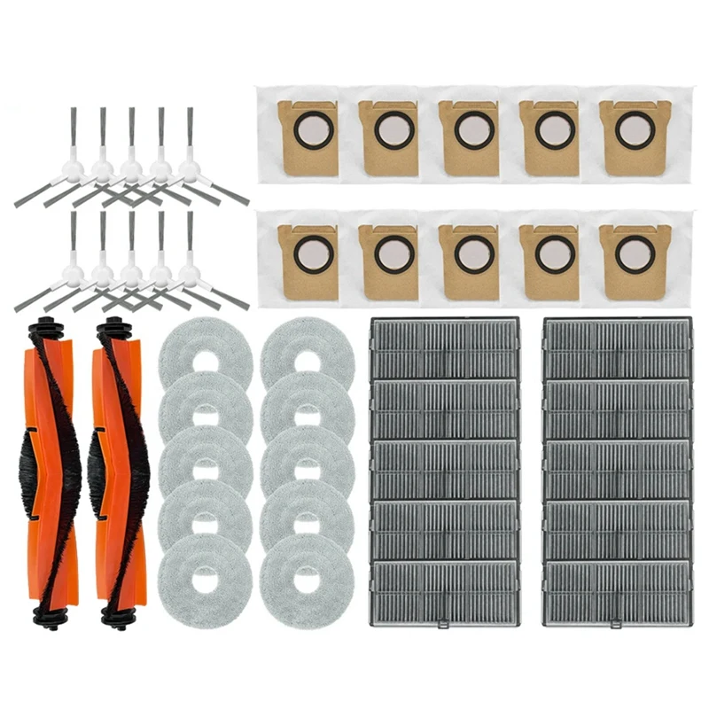 Для Xiaomi Mijia M30S расходные материалы D103CN сменные аксессуары основная боковая щетка