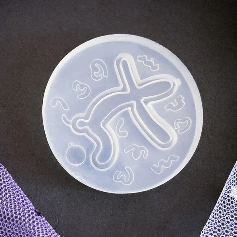 Подвеска в виде собаки с воздушным шаром форма из УФ-кристалла и эпоксидной смолы