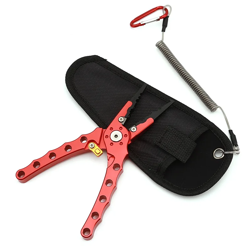 

Fishing Tools Aluminum Alloy Multi-functional Portable Fishing Pliers Fish Control Device Fishing Line Pliers Fishing Gear