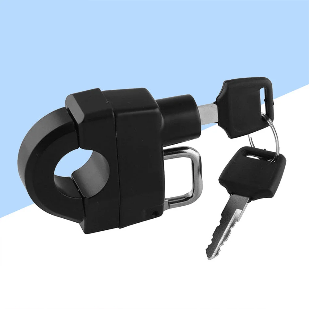 

Motorcycle Handlebar Lock Portable 25mm Anti-theft Security Key Lock (Black)