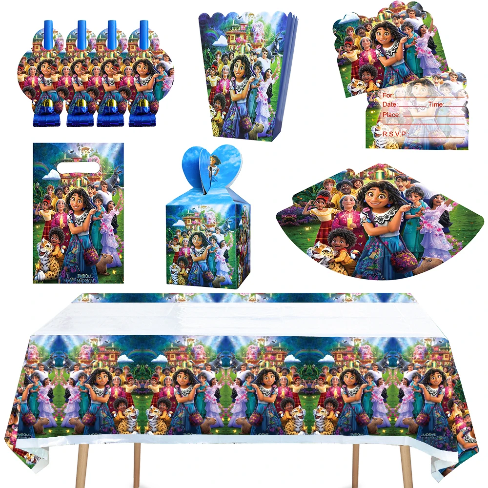 Украшение на день рождения Disney enabc товары для вечерние одноразовая посуда