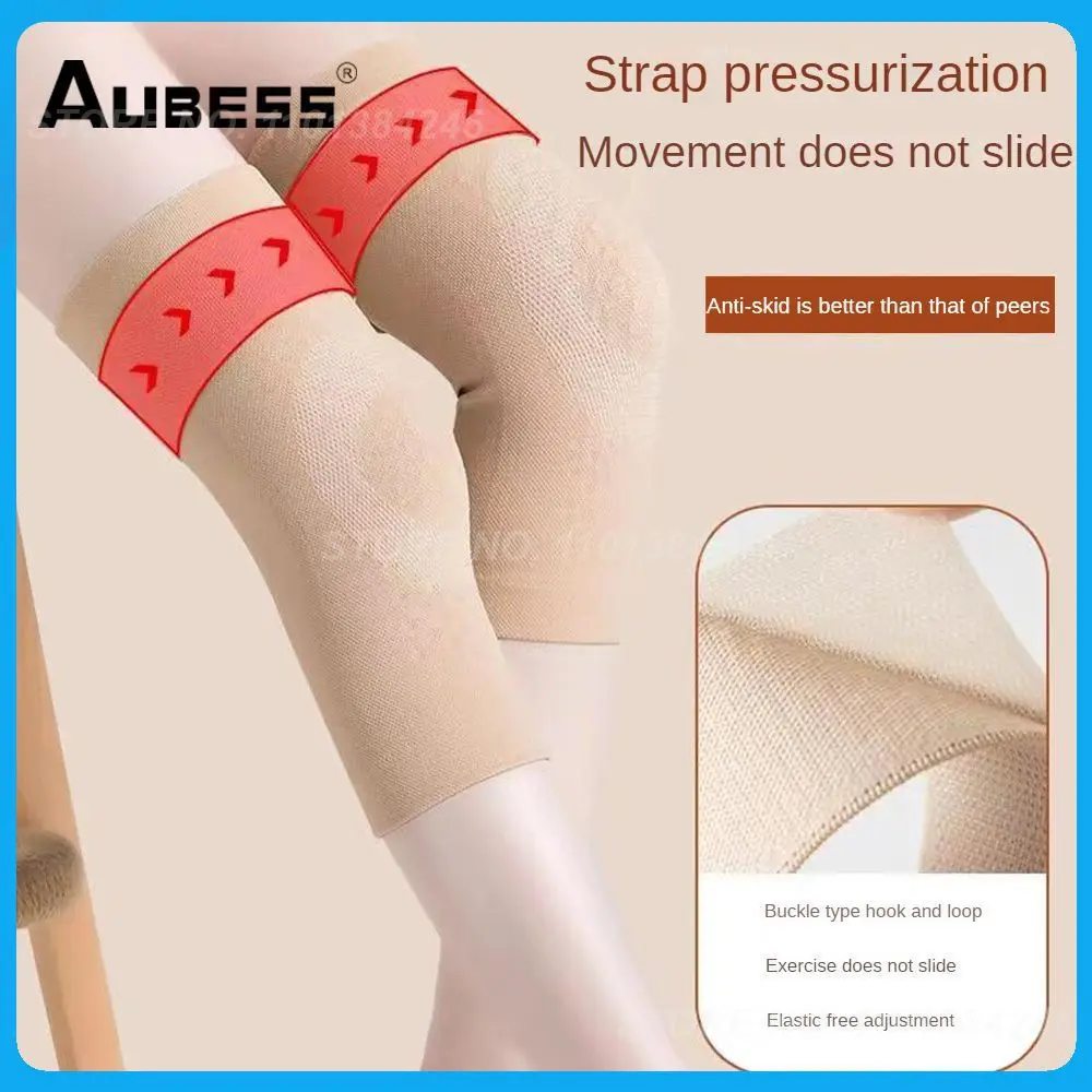 

Knee Strap Traceless Stealth Thin Section Knee Guard Self-heating Wormwood Strap Damage Recovery Tape Bracket Leg Guard Belt