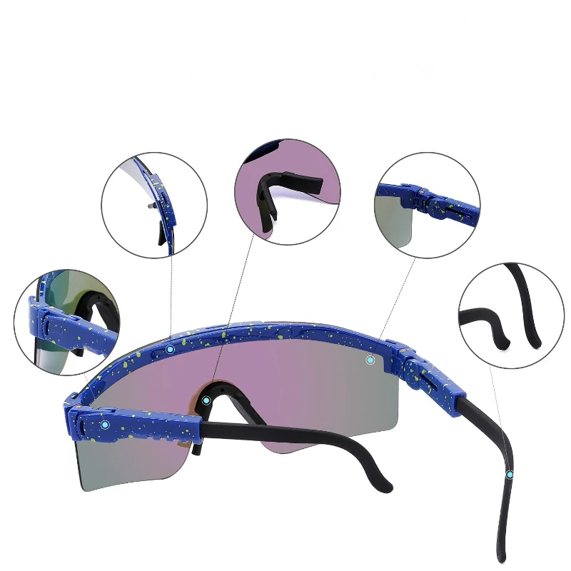 Sunglasses Polarized Outdoor Sports Motocross Goggles Men Women Tr90 Frame Uv400 Protective Glasses Motocross enlarge