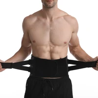men compression girdles waist support body shaper slimming belts flat beer belly abdomen reducer fat burner weight loss strap