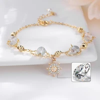 natural crystal charms bracelet for women jewelry accessories 2022 new arrival ziron moonstone bracelet simple cute hand string