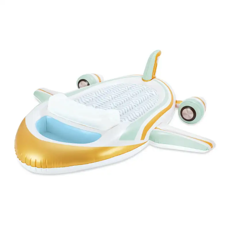 

Inflatable Private Jet Pool Float, White, for Adults, Unisex
