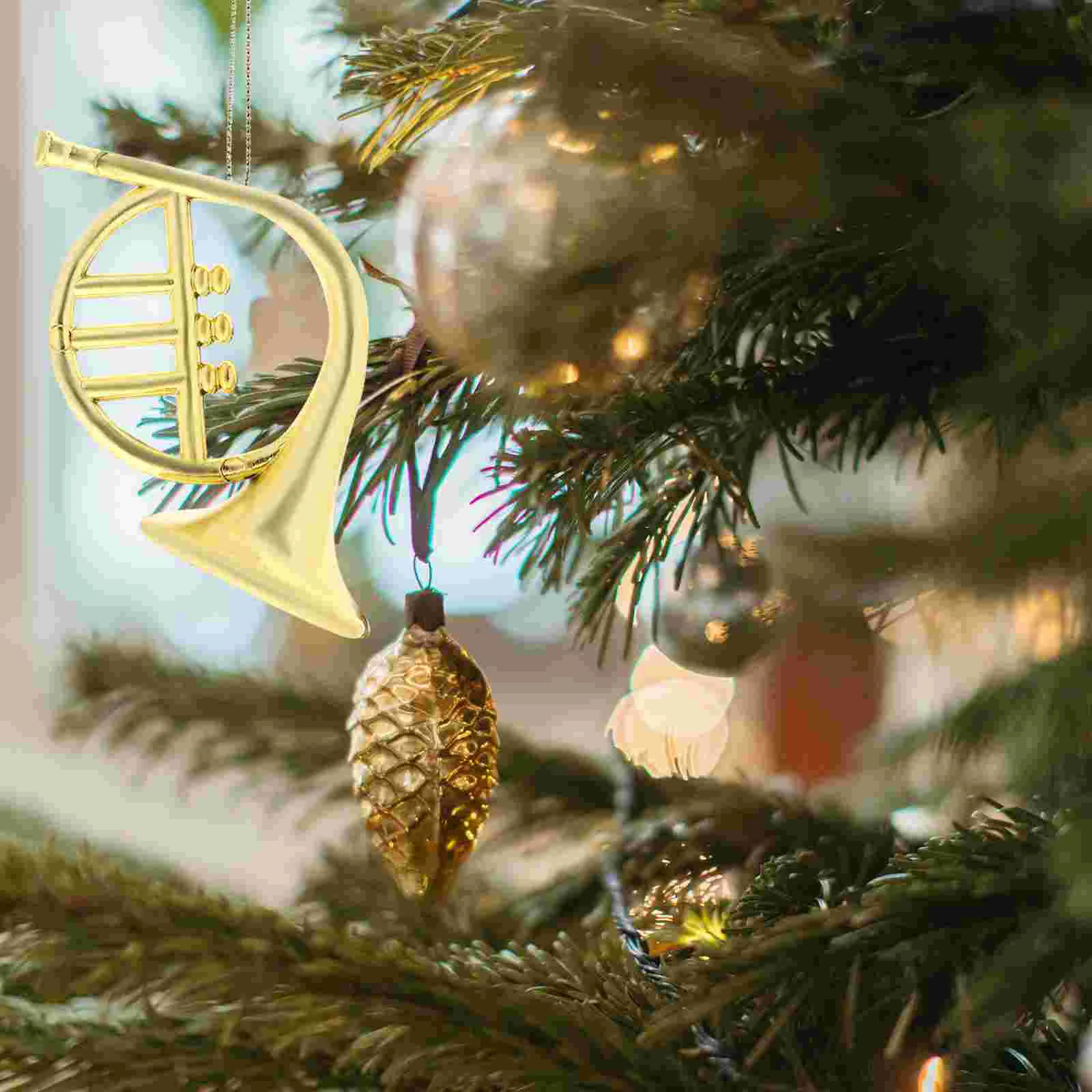 

Mini Musical Instrument Model Xmas Miniature Instruments Accessories Ornaments Miniatures For Christmas Wreath