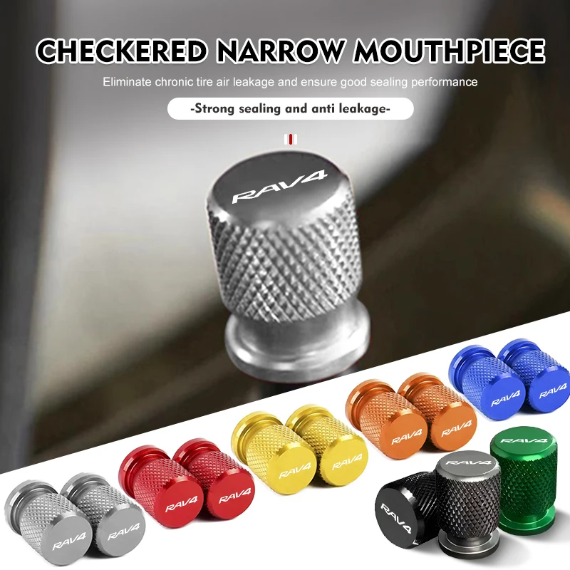 Car Wheel Tire Valve Protection Cap Theftproof Tyre Stem For Toyota RAV4 20 30 XA30 2007 2009 2010 2011 2012 2013 2006