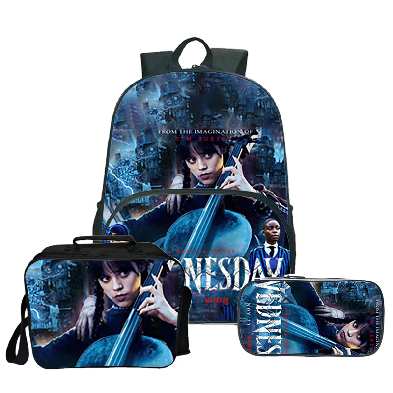 

Рюкзак-тройка для студентов, многофункциональные сумки на плечо, Студенческая сумка-бэнто, сумочка для карандашей, Корейская книжная сумка ...