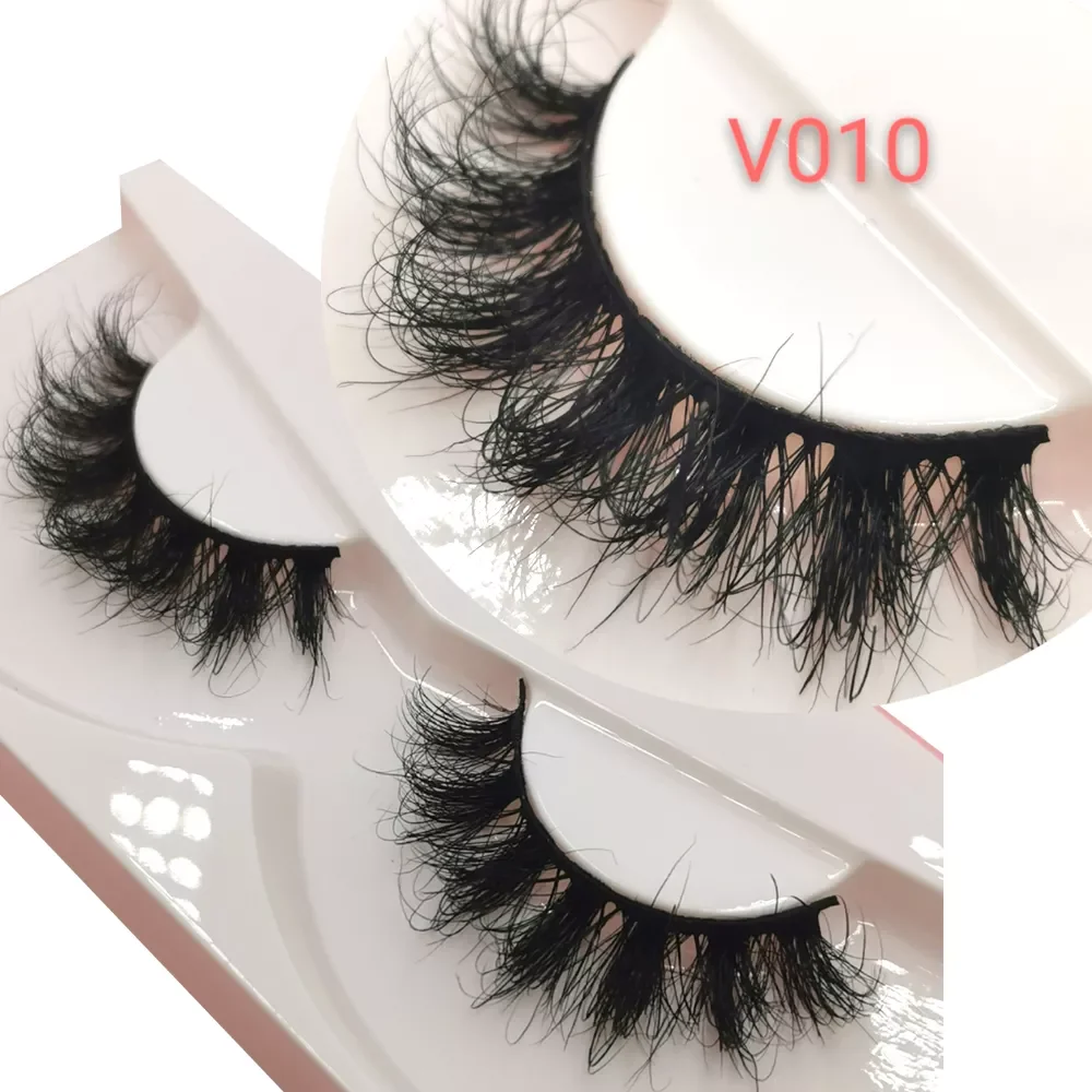 

NEW2023 Fluffy Mink Lashes Short Messy Wispy Natural Eyelashes 10mm-22mm Hamdmade Real 3D Mink Eyelashes Makeup False Lashes