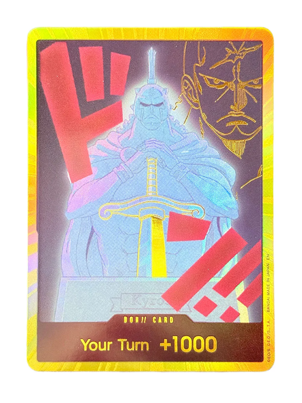 Коллекционная карта One Piece (EN Gold) Proxy Card 2025 Special DON: Портгас, Эйс, Гол, Зоро. Аниме TCG, одиночные карты, игрушки, подарок. (art.: 3920dbdb7569a) - 3920dbdb7569a