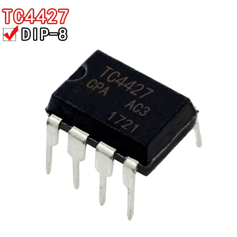 

10PCS TC4427CPA DIP8 TC4427 DIP-8 4427CPA DIP TC4427EPA